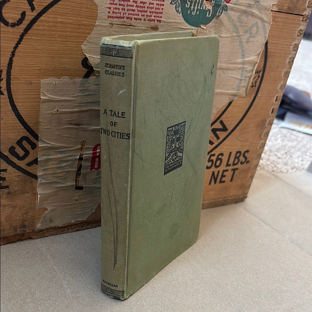 Illustrated Green Hardcover Book